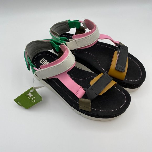 NWT Camper Oruga Up Colorful Platform Sandals - Strappy Womens Shoes Size EU 39 - Picture 2 of 14